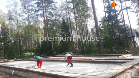 Фундаментная плита с ростверком - 10