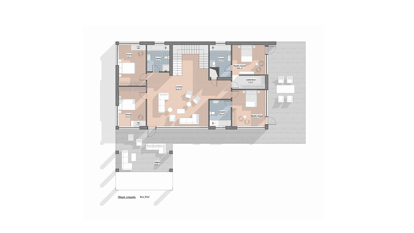 Планировка 2 этаж