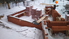 Кладка цокольного этажа. Дом под Всеволожском - 5