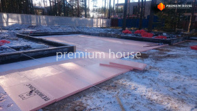 Фундаментная плита. Дом Райт - 1