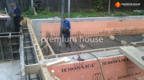 Армирование и заливка стен бассейна - 7