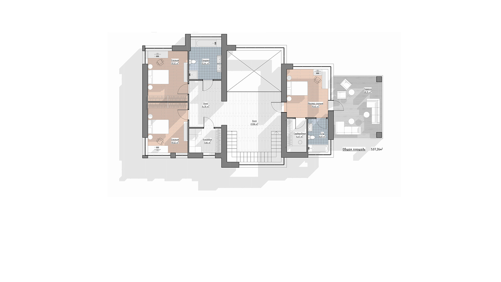 Планировка 2 этаж