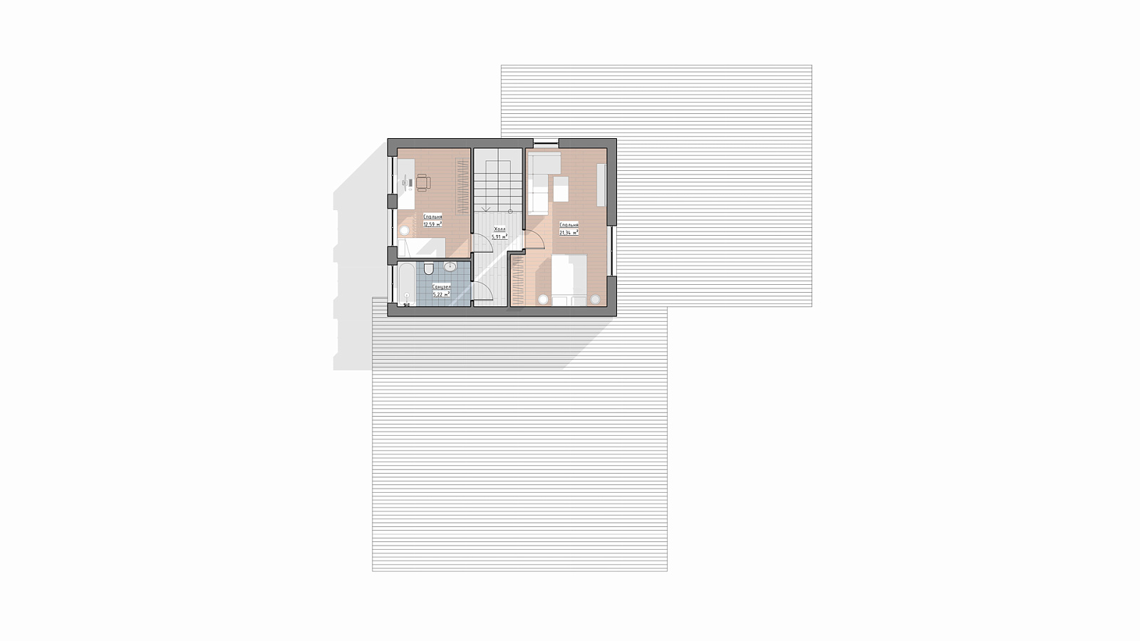 Планировка 2 этаж