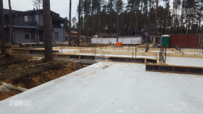 Фундаментная плита. Дом Райт - 12