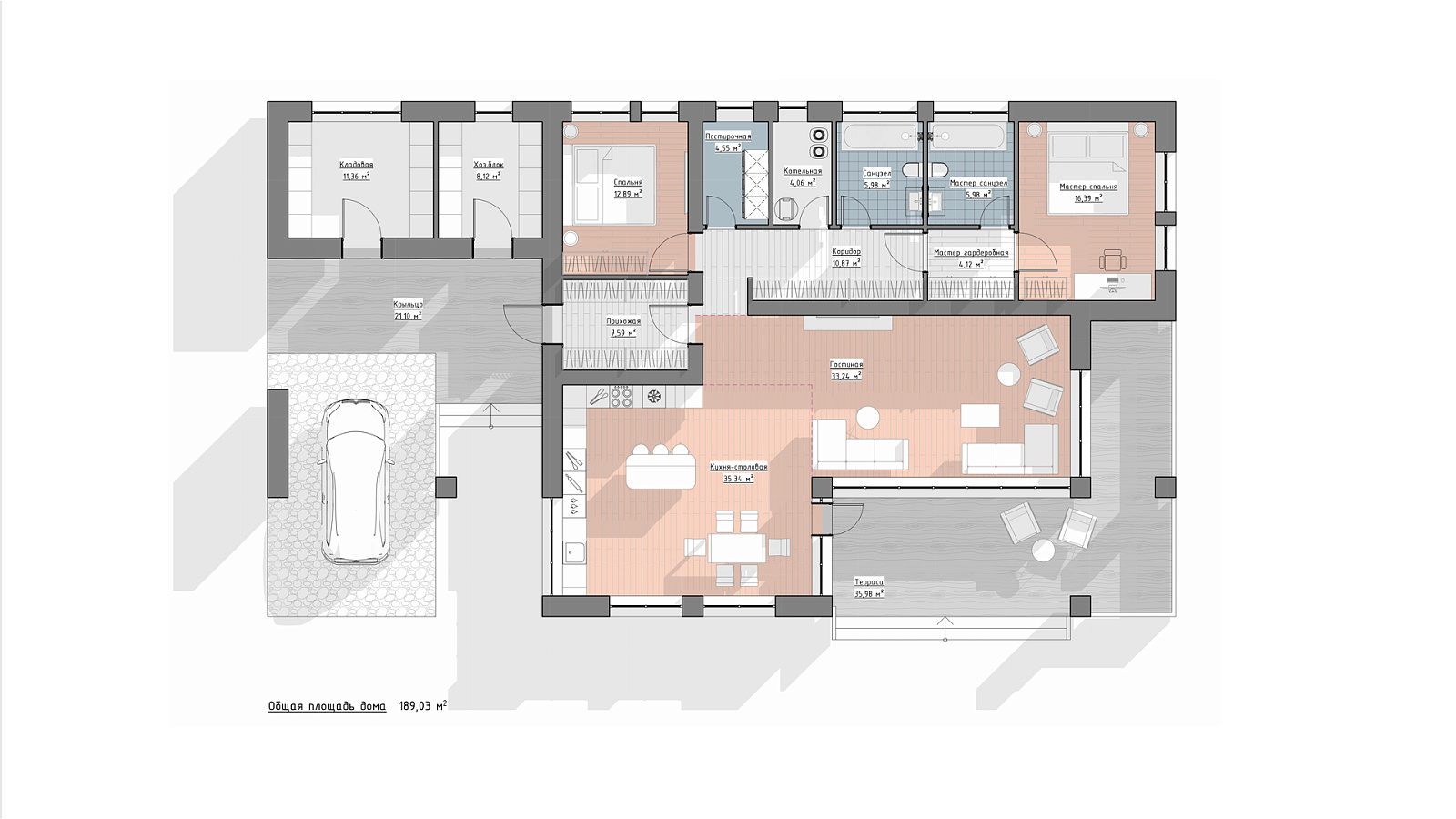 Планировка 1 этаж