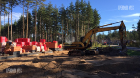 Кладка стен из кирпича 1 этажа - 12