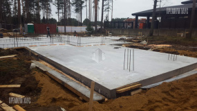 Фундаментная плита. Дом Райт - 10