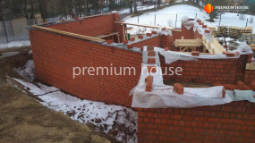 Кладка цокольного этажа. Дом под Всеволожском - 8