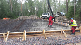 Фундаментная плита с ростверком - 11