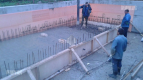 Армирование и заливка стен бассейна - 4