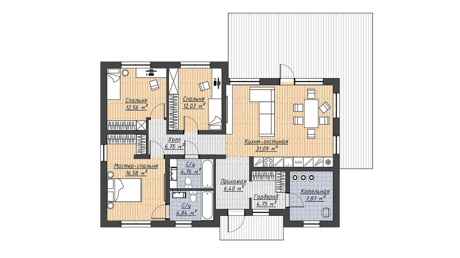 Планировка 4 вариант