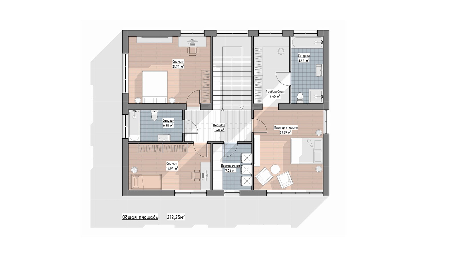 Планировка 2 этаж