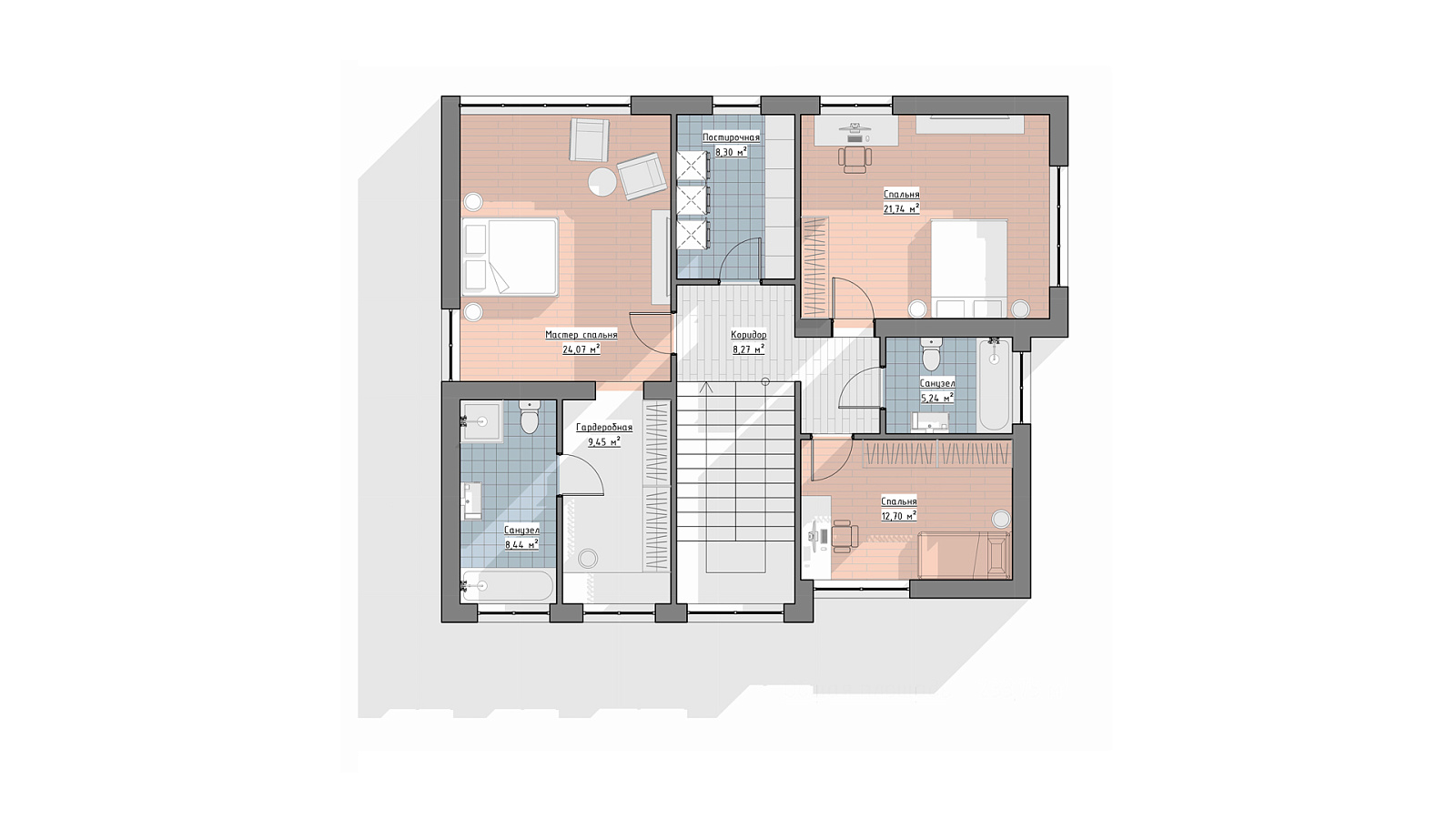 Планировка 2 этаж