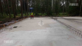 Фундаментная плита с ростверком - 1