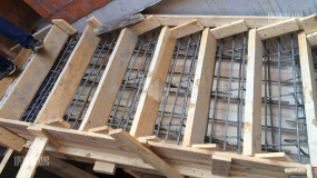 Монолитная ж/б лестница - 2