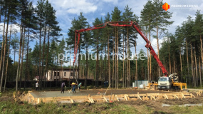 Бетонирование фундаментной плиты - 4