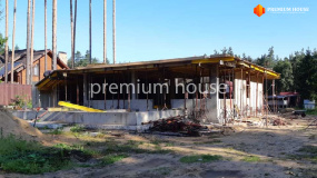 Заливка монолитного перекрытия в доме с плоской инверсионной земляной кровлей 