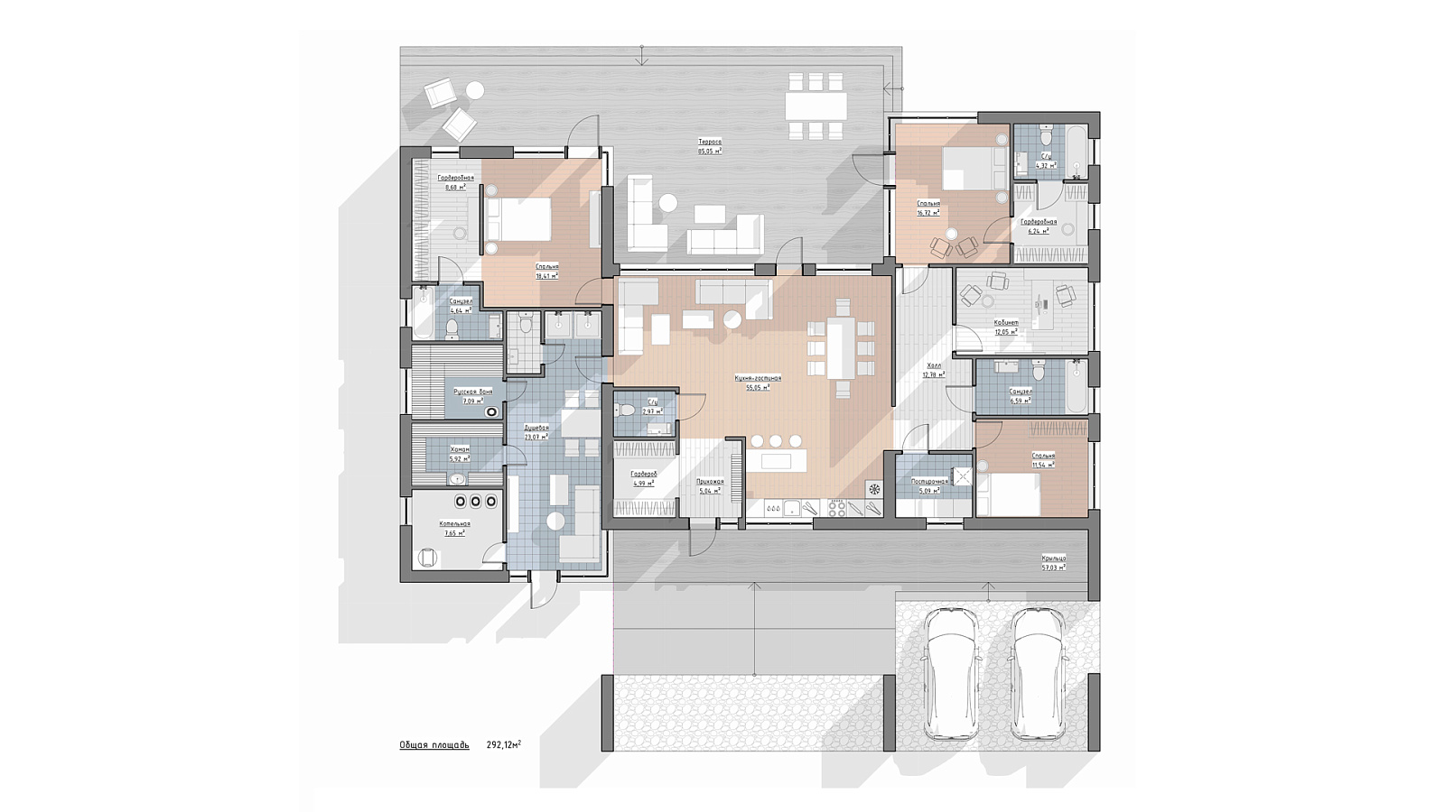 Планировка 1 этаж