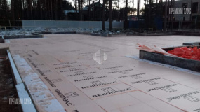 Фундаментная плита. Дом Райт - 3