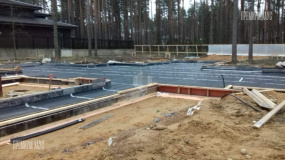 Фундаментная плита. Дом Райт - 5