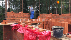 Кирпичная кладка 2ого  этажа, Энколово 12 - 1