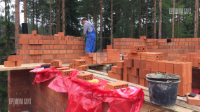 Кирпичная кладка 2ого  этажа, Энколово 12 - 1