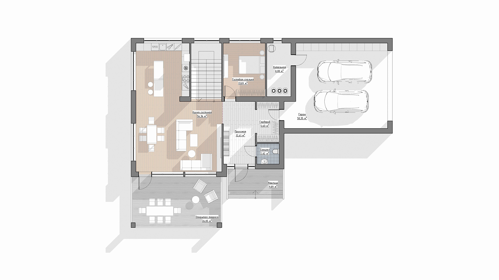 Планировка 1 этаж