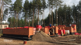 Кладка стен из кирпича 1 этажа - 15