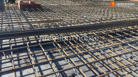 Армирование монолитной плиты перекрытия на отметке 3200 - 5