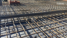 Армирование монолитной плиты перекрытия на отметке 3200 - 5