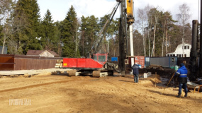 Свайное поле. Забивка свай. - 8