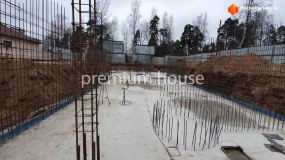 Армирование стен цокольного этажа - 10