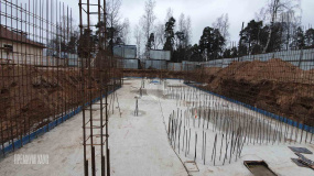 Армирование стен цокольного этажа - 10