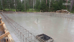 Фундаментная плита с ростверком - 12