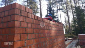 Стены первого этажа - 12