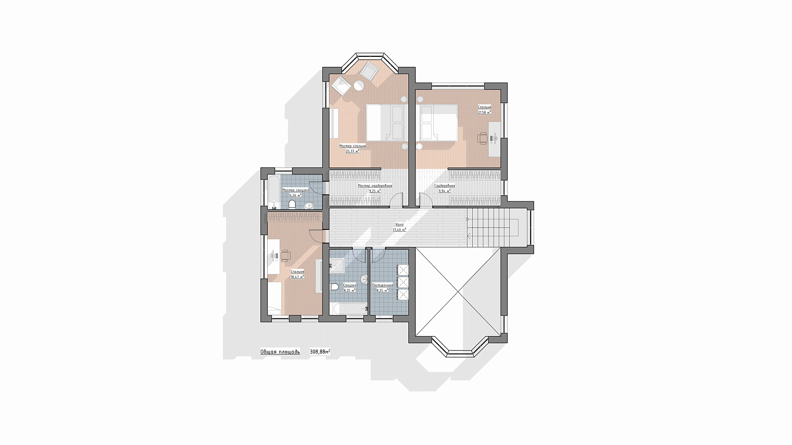Планировка 2 этаж