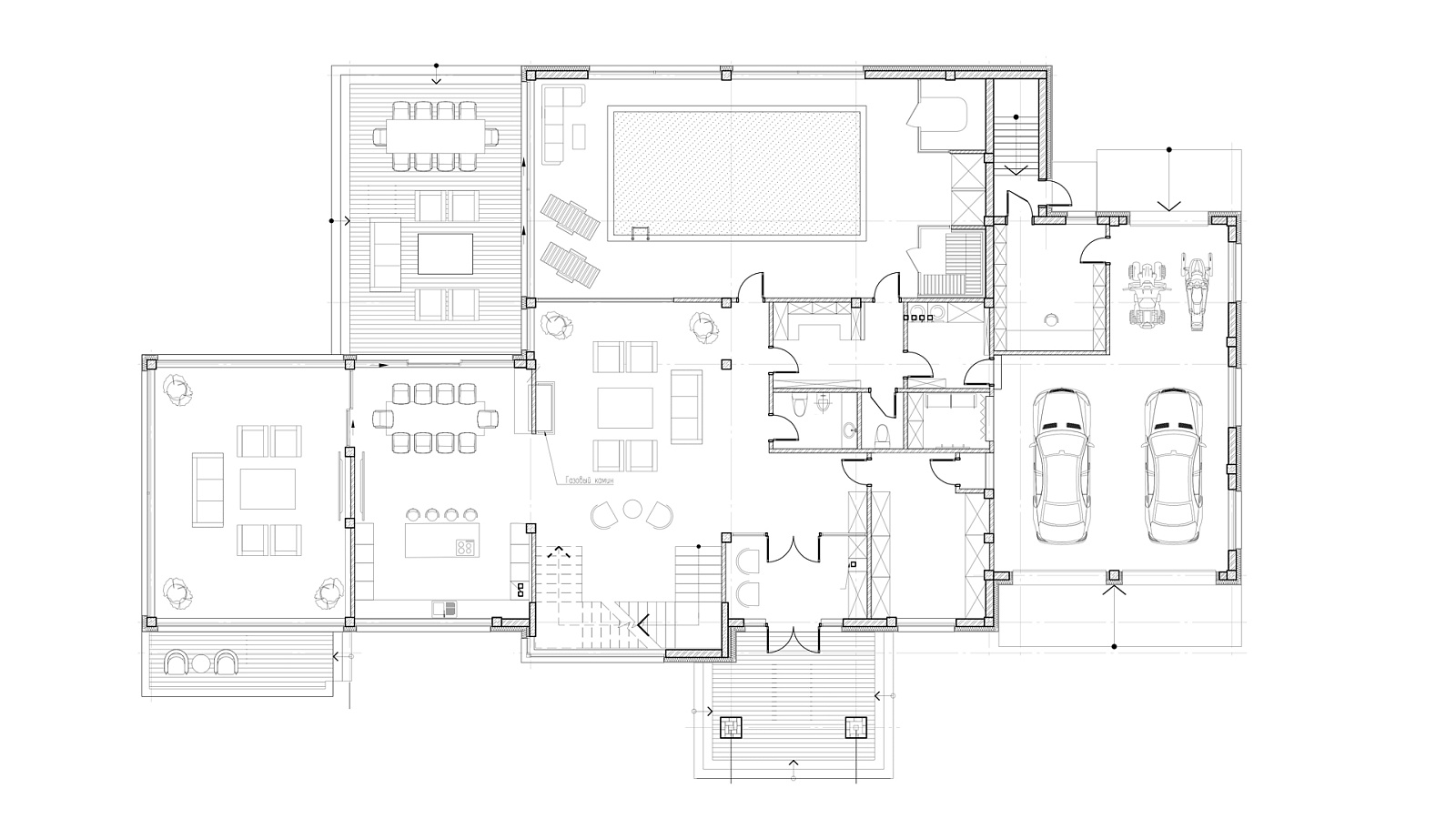 Планировка 1 этаж
