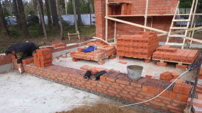 Стены первого этажа - 10