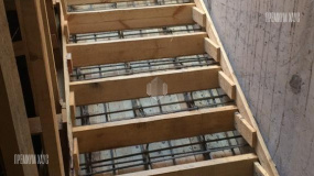 Монолитная ж/б лестница - 1