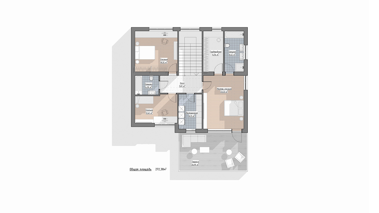 Планировка 2 этаж