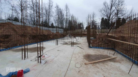 Армирование стен цокольного этажа - 9