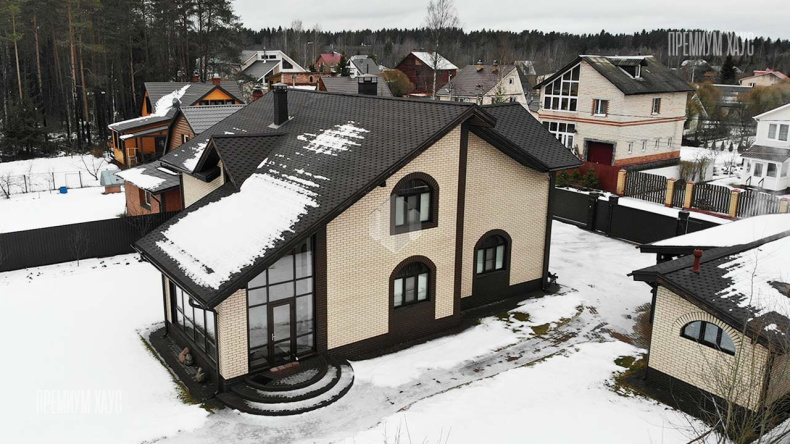 Загородный дом с клинкерной плиткой в Репино