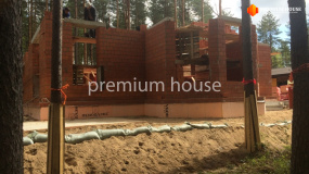 Кирпичные стены 1ого этажа, Энколово 12 - 12