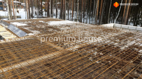 Плита перекрытия 1-го этажа дома. Охта с баней - 1