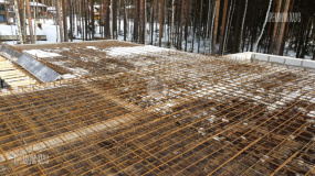 Плита перекрытия 1-го этажа дома. Охта с баней - 1