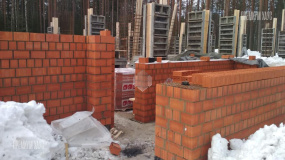 Стены и колонны 1-го этажа. Репино Парк - 5