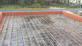 Армирование монолитной плиты перекрытия на отметке 3200 - 1