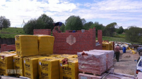 Стены 1ого этажа, Ропша 2 - 2