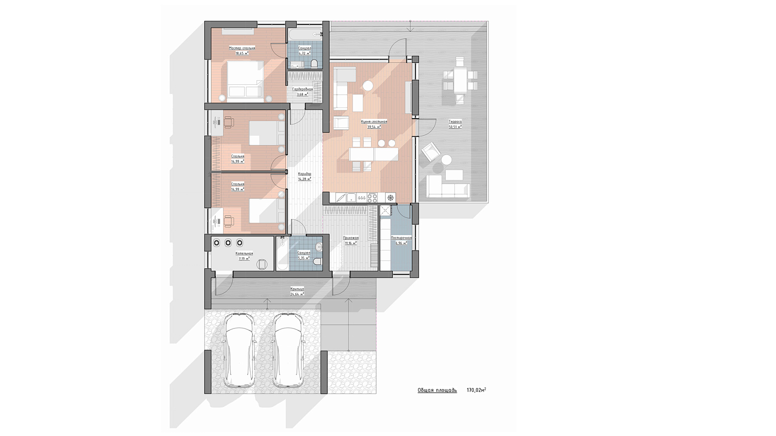 Планировка 1 этаж