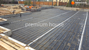 Фундамент дома. Охта с баней - 1